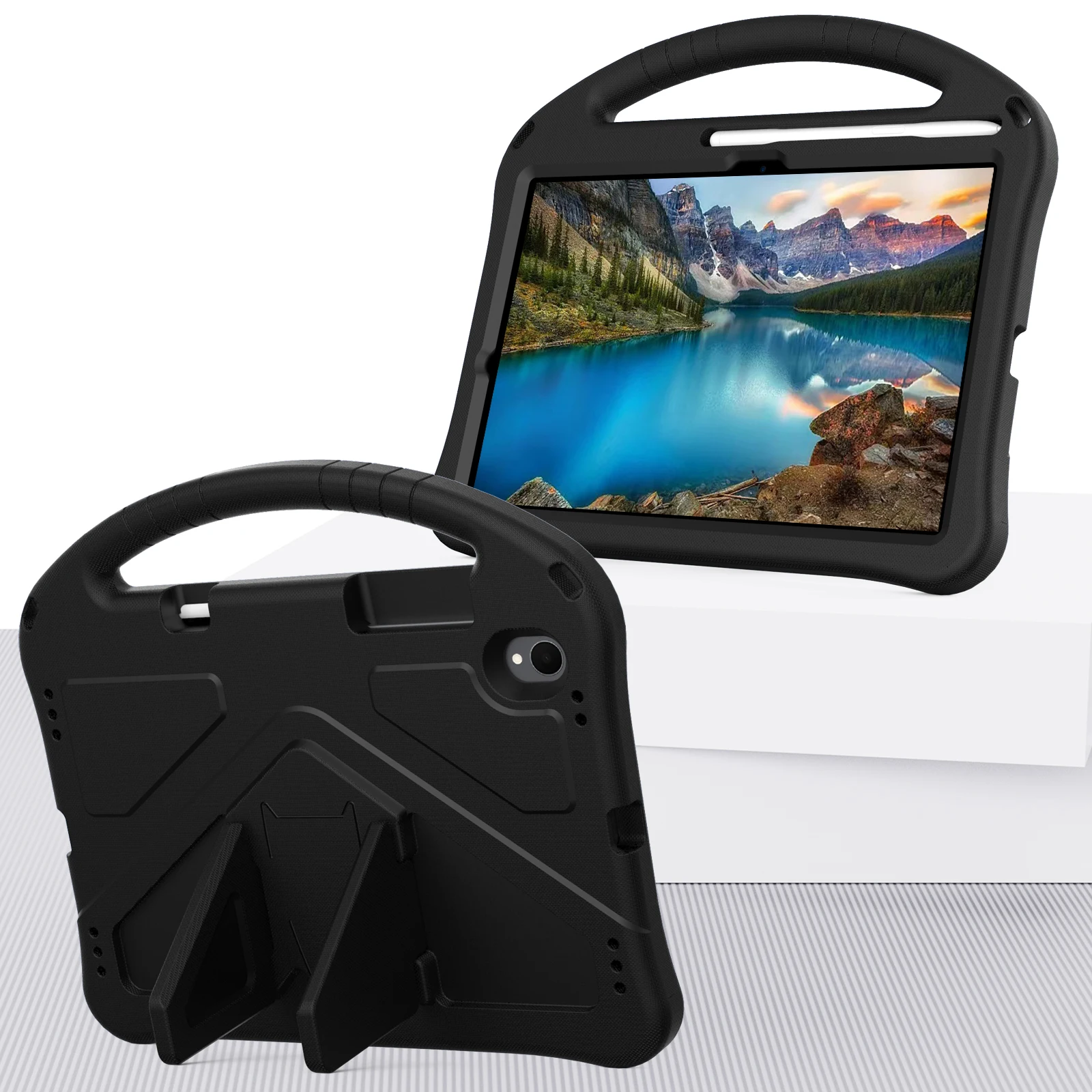 Funda adecuada para tableta Sansung Galaxy Tab S9 S10 Fe plus 5G 12,4 2023 x610, funda con soporte, carcasa a prueba de golpes para niños