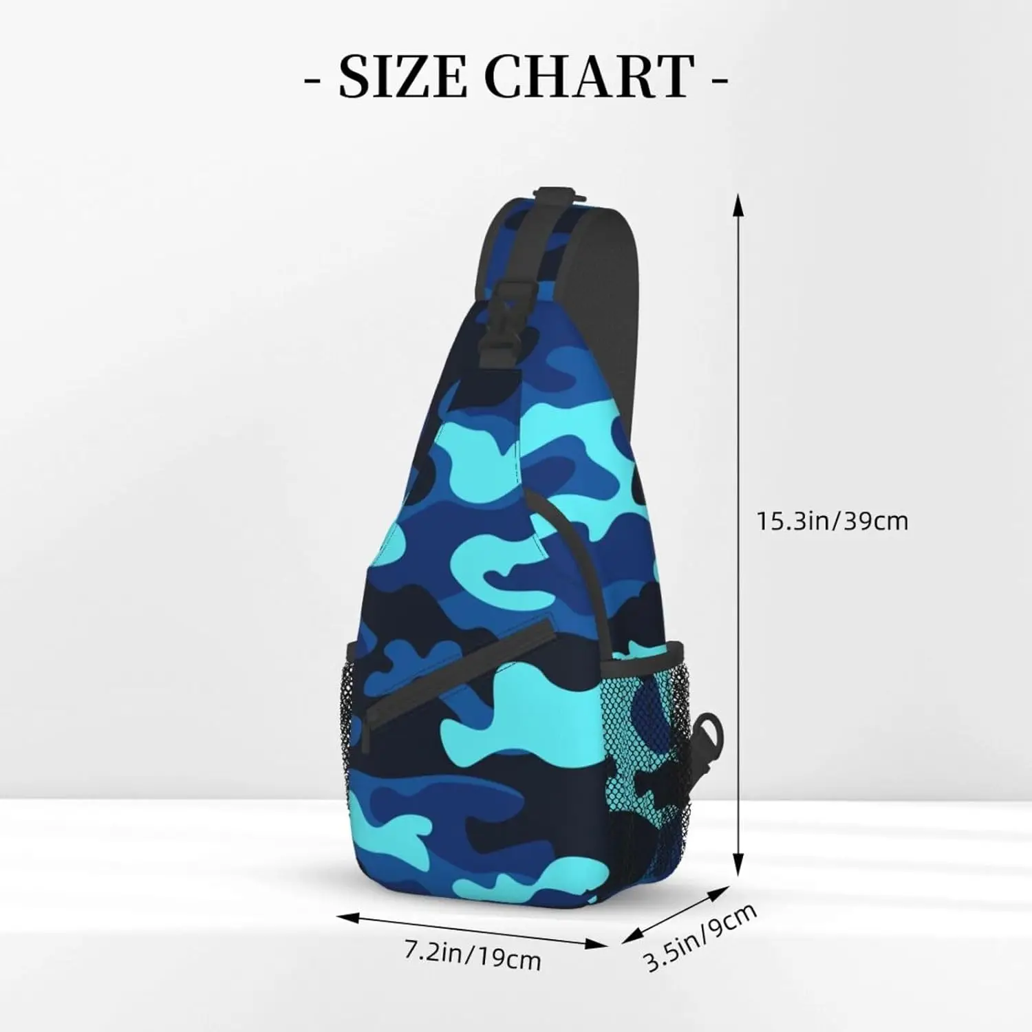 Sling Bag for Men Women Crossbody Backpack Casual Hiking Daypack for Travel Sport Running Chest Bag