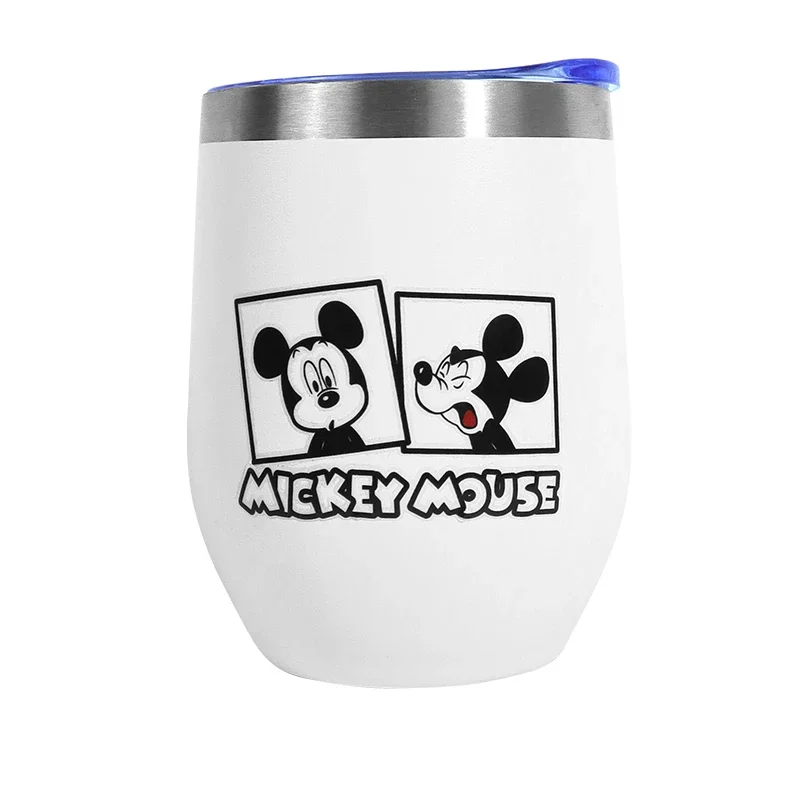 Disney 360ML Mickey Mouse Cartoon Print Creative Design Stainless Steel Insulated Coffee Cup Tamping station French press