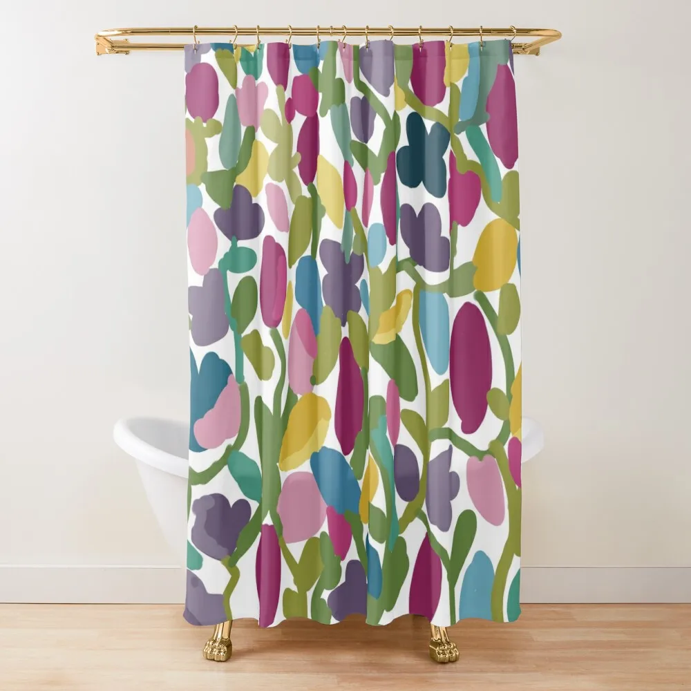 Petals of Paradise Shower Curtain Shower Sets For Bathroom Bathroom Accessories Cover Curtain