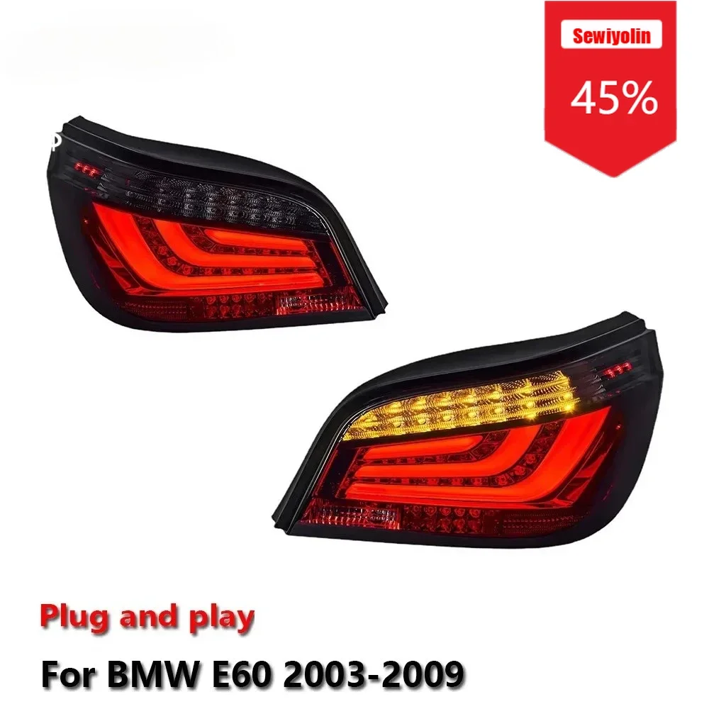 

Sewiyolin Car LED Tail Light Assemblies For BMW E60 2003-2009 Auto Rear Fog DRL Brake Turn Signal Lamp Plug and Play