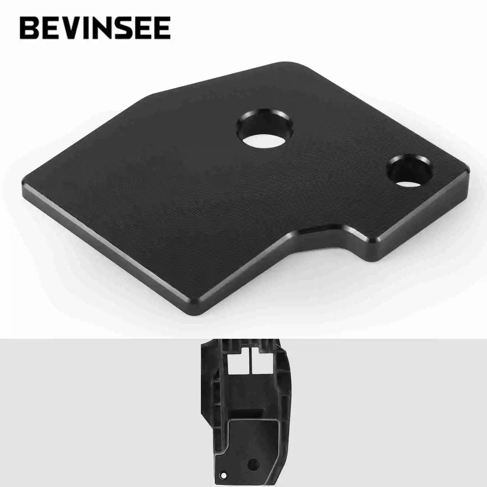 

BEVINSEE Aluminum Accelerator Pedal Spacer for VW MQB/MQB EVO for Golf MK7/MK8 GTI for Golf MK7/MK8 R 2.0T 5Q1723503F/H/K