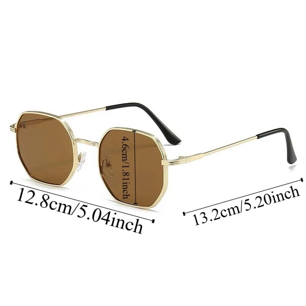 PC خفيفة الوزن ريترو مربع Sunies ظلة نظارات التدرج للجنسين الاستقطاب النظارات الشمسية HD سبيكة المضادة للأشعة فوق البنفسجية نظارات الطرف