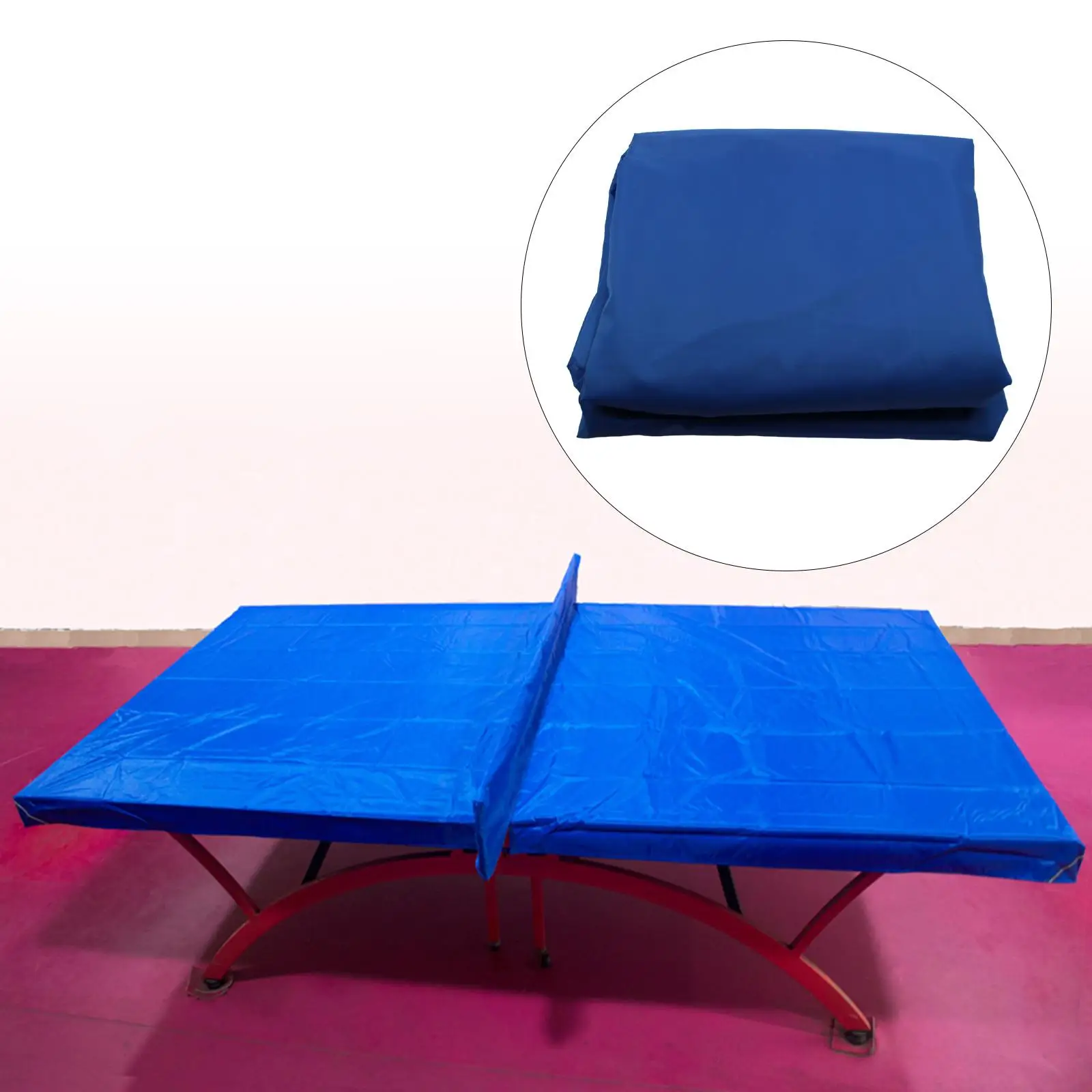 

Folding Ping Pong Tablecloth Cover Secure Fit Buckle for Outdoor Indoor Tennis Table Storage Accessories