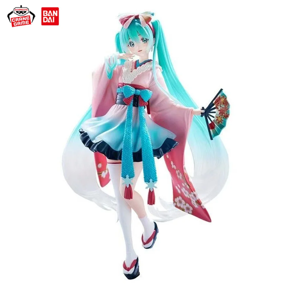 

Hatsune Miku 25cm Desktop Action Figure - Tokyo Series Kimono Anime Figurine Kawaii Girl Model Toy Gift
