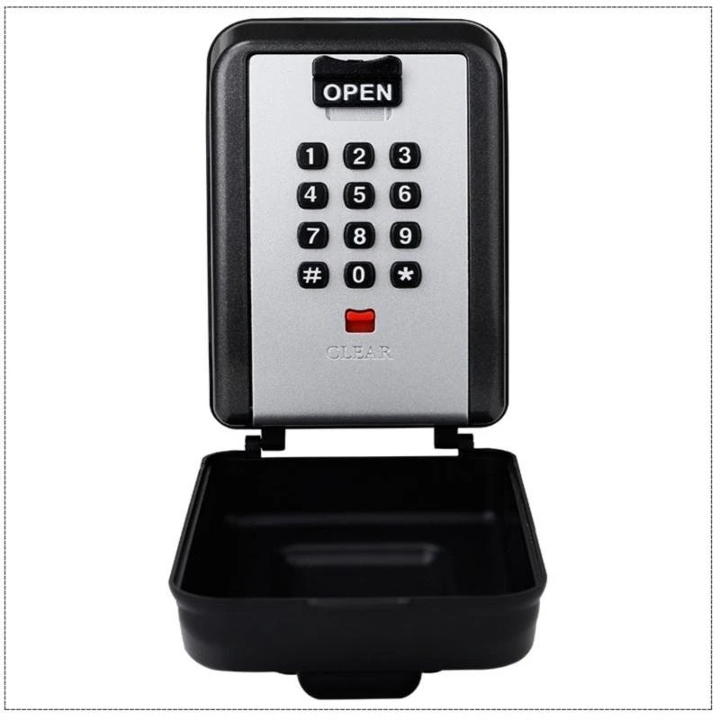 DXAB Wall Mounted Key Lock Box 12 Digit Combinatie Lock Box Outdoor Reserve Key Hider
