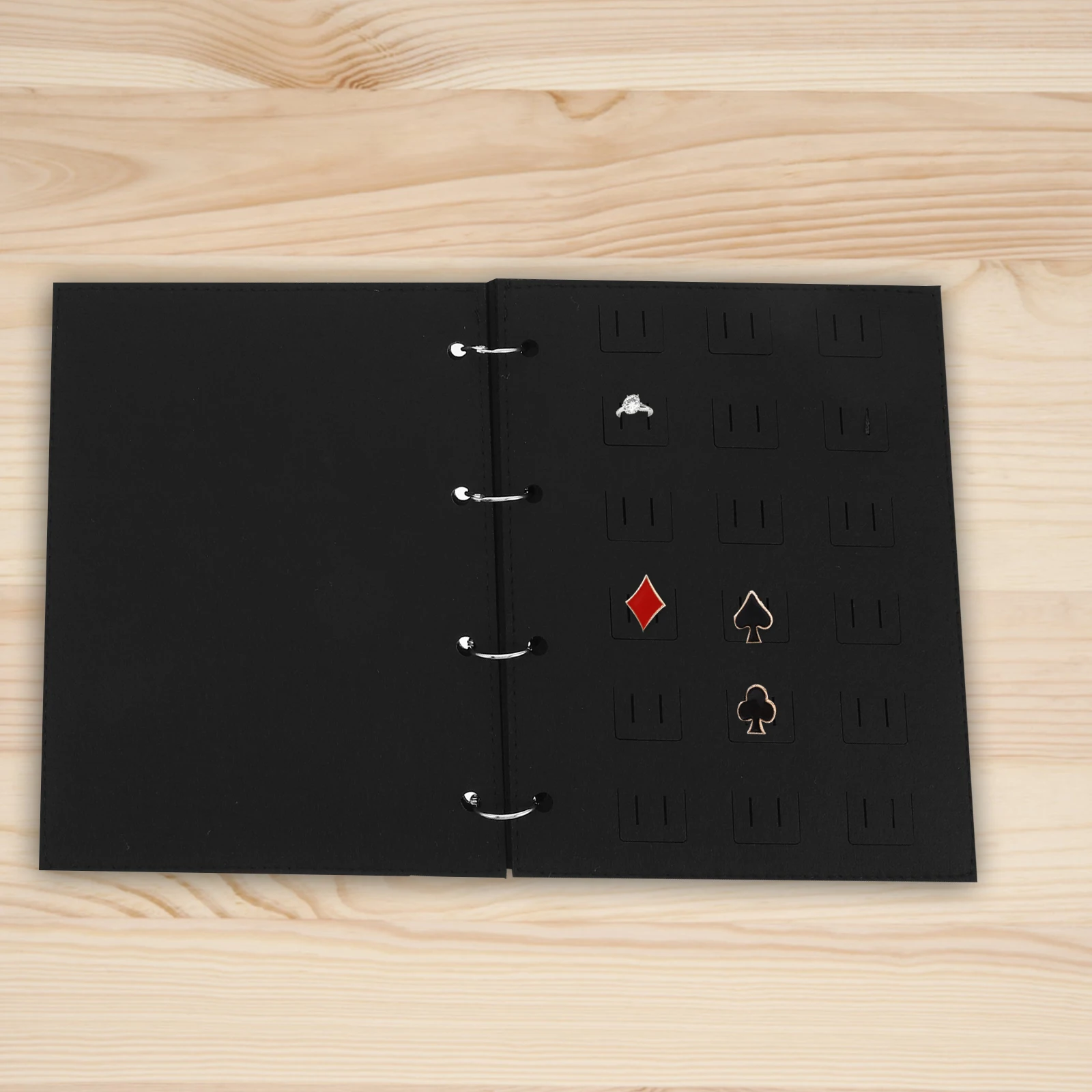 Porta spille Portaoggetti per gioielli in feltro per spille smaltate Raccoglitore per spille portatile Display Spilla Distintivo Organizzatore di grande capacità