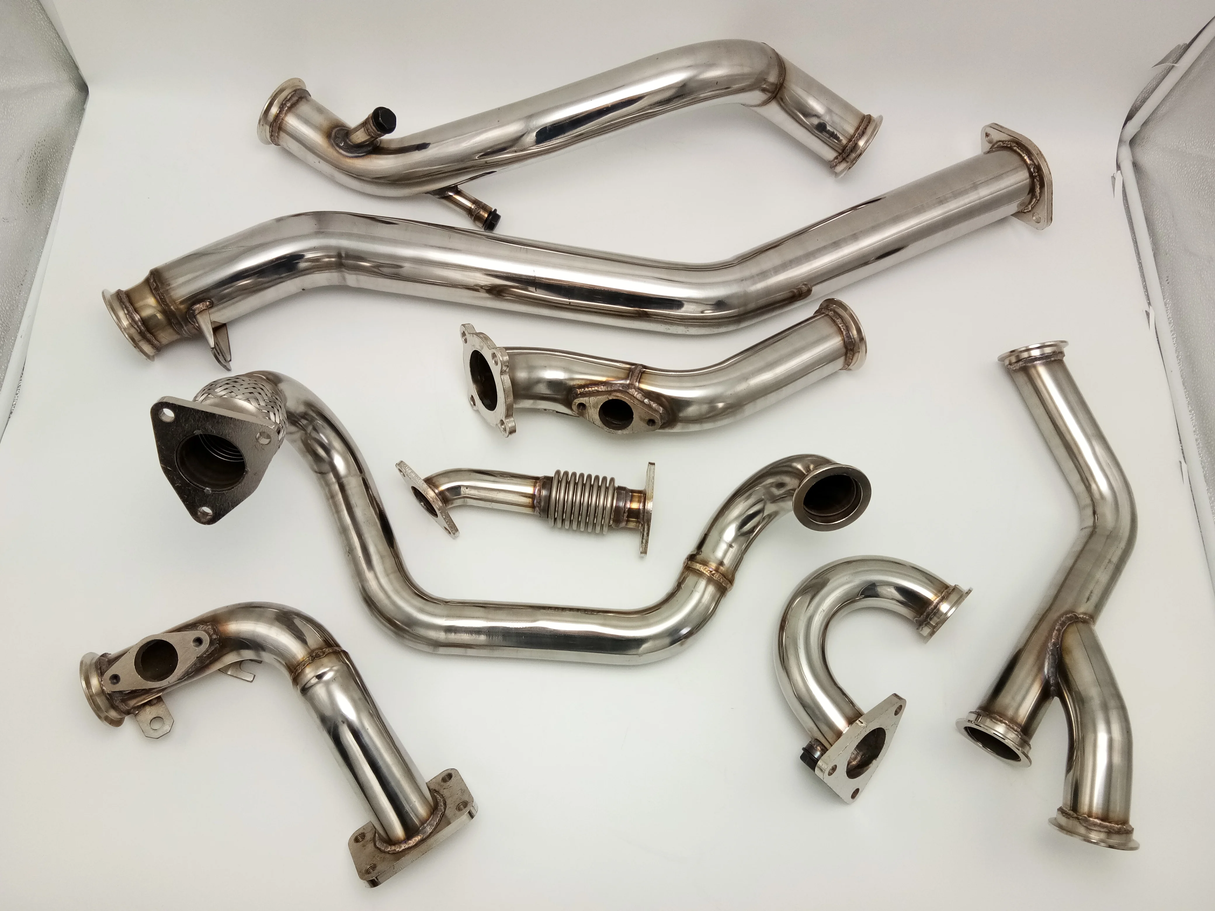 Exhaust Downpipe For Niss*an 350Z 03-06 VQ35 Z33 G35 3.5L FAIRLADY T3T4