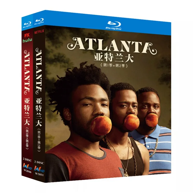 

Blu-ray Ultra HD TV Series Atlanta Seasons 1–4 Box Set with English Chinese and Traditional Chinese Subtitles