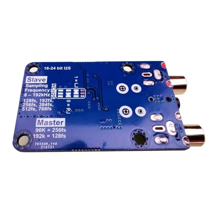 I2S ADC HiFi Audio Capturing Card Module Wm8782s Master-Slave Mode Development Board 24bit