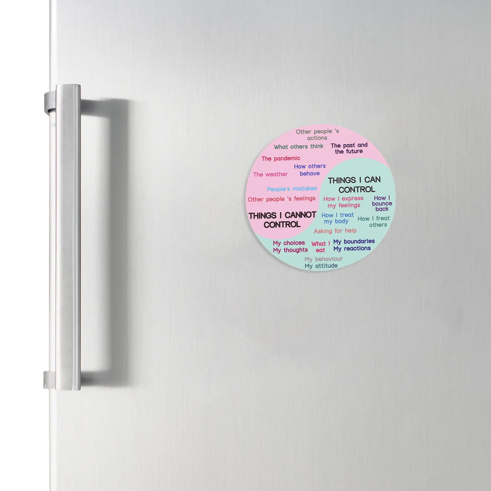 Pen Replacement Halloween Christmas Emotion Wheel Magnets Feelings Wheel Stickers Magnetic Decorative Stickers PVC