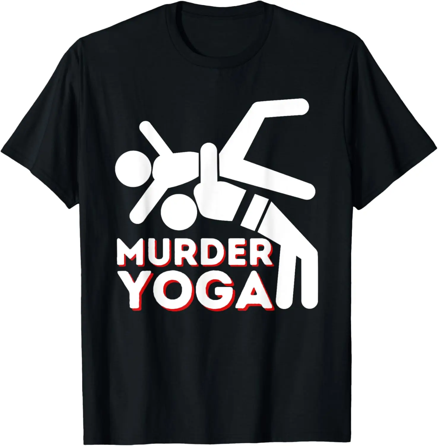 

Murder Yoga — забавная футболка для борьбы и борьбы