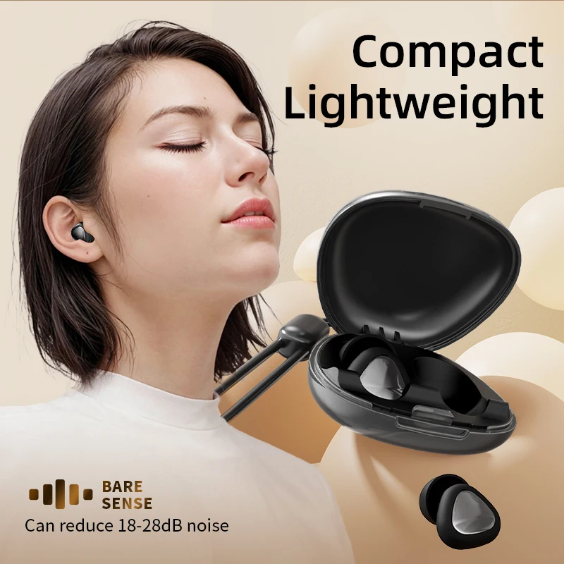 

Sleeping Noise-Canceling Earplugs Travel Earplugs Soft Silicone Reduce Concert party Noise Comfortable Ear Buds for Better Rest