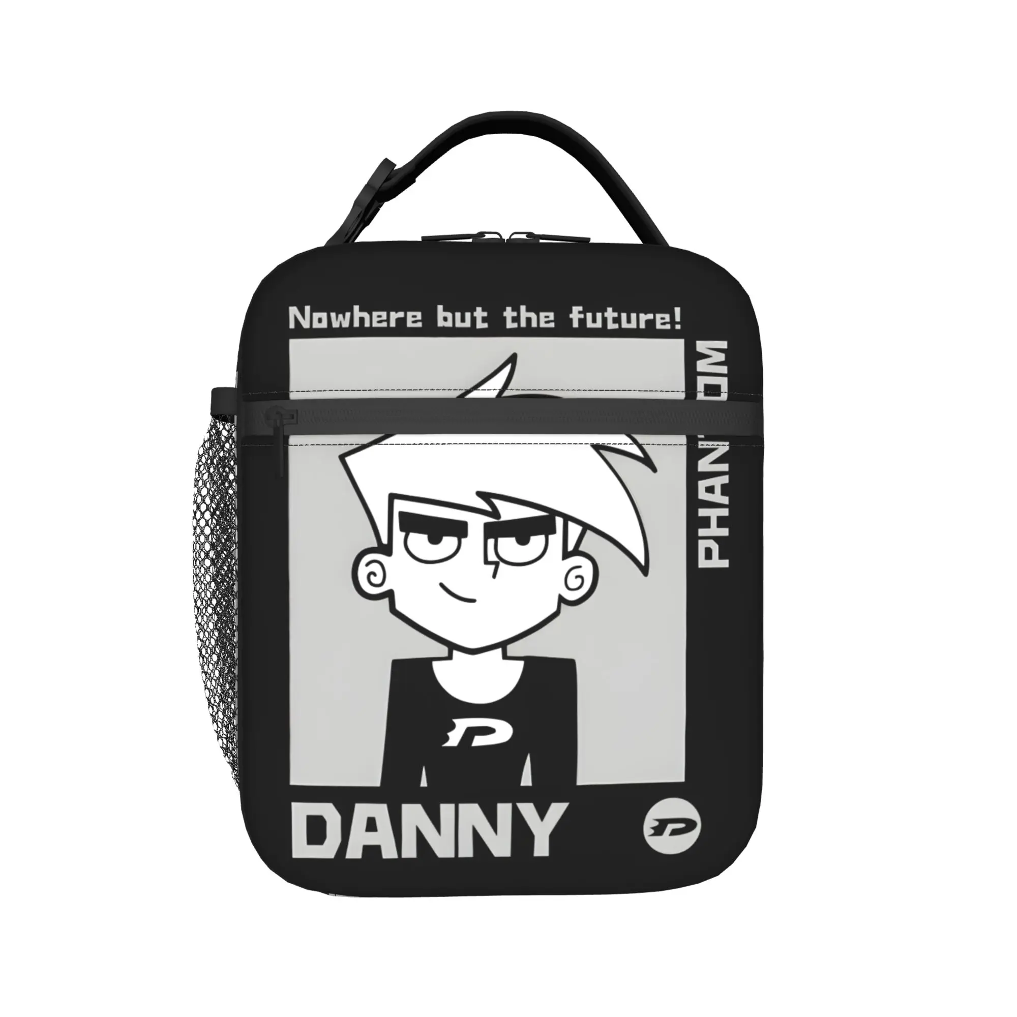 Danny Phantom Lunch Bag  Casual Lunch Box Travel Portable Tote Food Bags For Unisex Oxford Print Cooler Bag