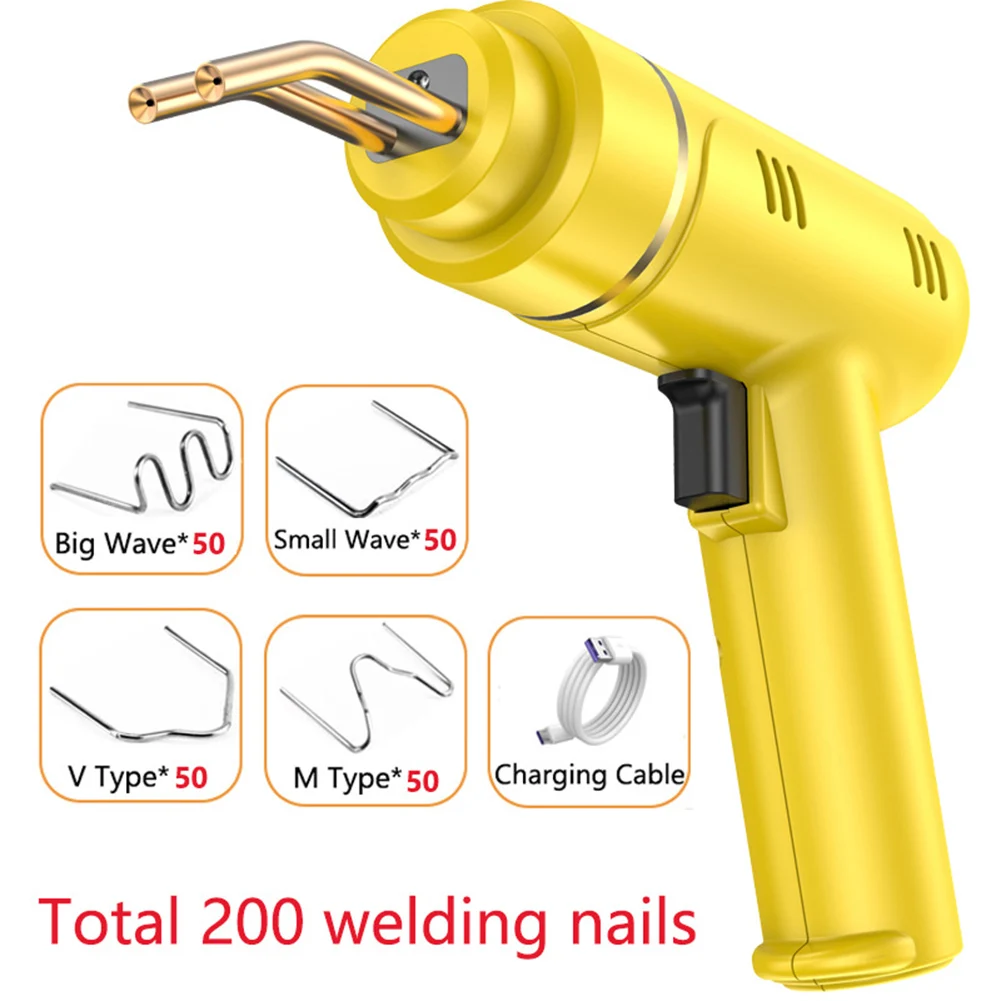 Cordless Plastic Welder Welding Machine Plastic Repair Welder Kit With 4 Types Staples For Bumper/Kayak/Plastic Product Repairs