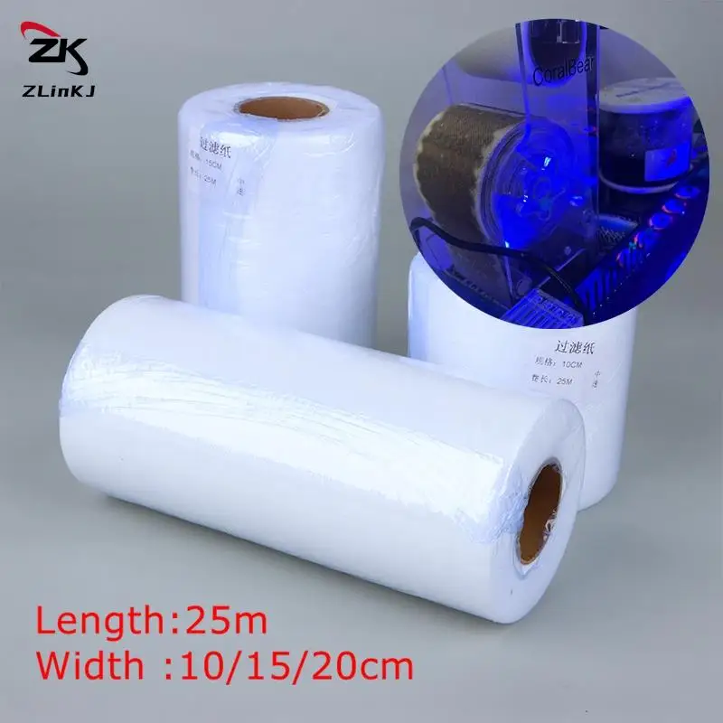 Conjunto de Substituição do Filtro Automático Nylon Sock Bio Filter 25m Roll para Bubble Magus Arf-s Arf-m Arf-l 10 cm 15 cm 20cm