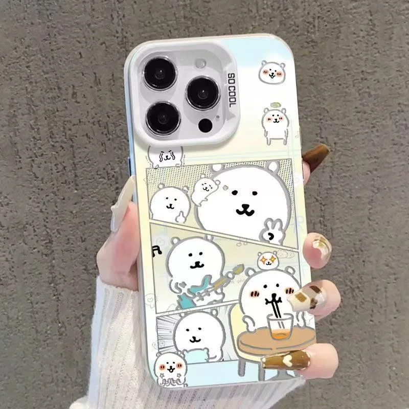

SEIRASSIM противоударный чехол для телефона с рисунком из мультфильма для iphone 16 pro max 15 plus 14 13 11, силиконовый чехол для iphone 12 pro xr xs x 8 7 se3