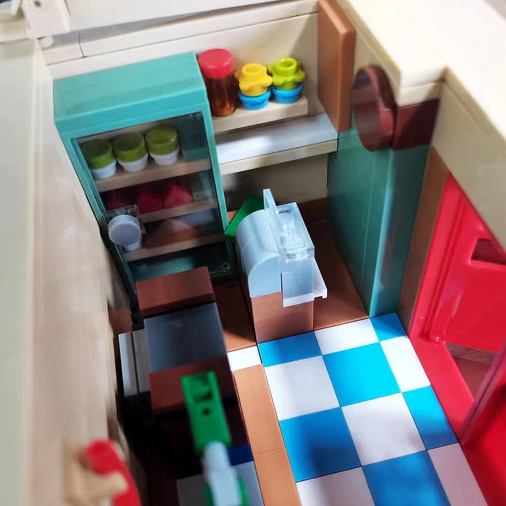 Creative Expert Anime Game สัตว์ Society Nook's Shop Moc ชุด Building Block อิฐชุดเด็กคริสต์มาสสวิทช์เด็ก 840 ชิ้น