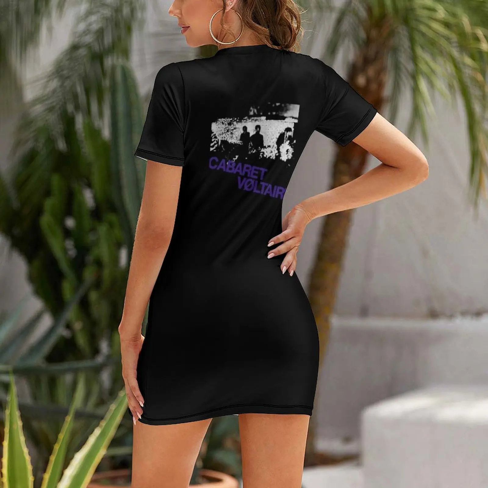 Cabaret Volstisting-Robe à manches courtes pour femme, T-shirt classique, cadeau parfait, robes de soirée