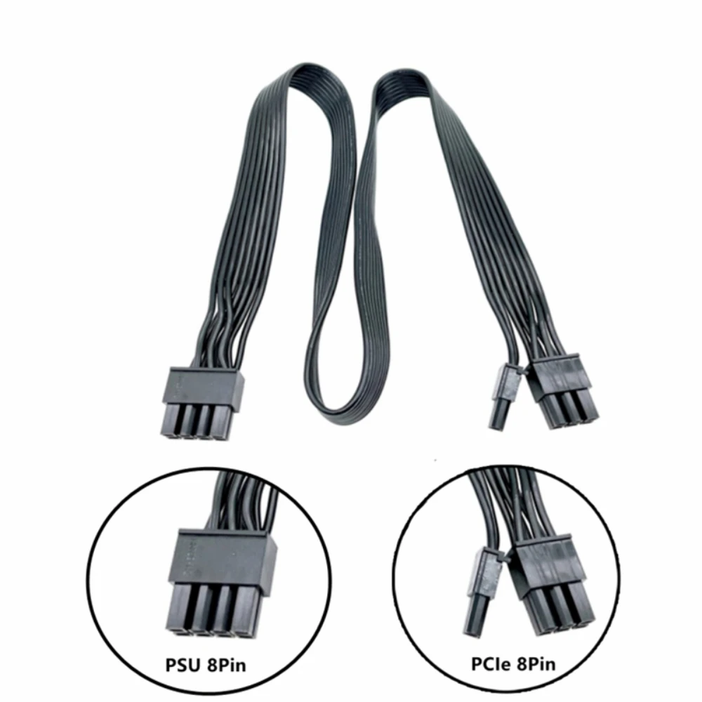 YEPLOOK PCI-E Single 8Pin 6+2Pin GPU Power Cable for Corsair RM1000i, RM850i, RM750i, RM650i Type 4 Modular Power Supply Units