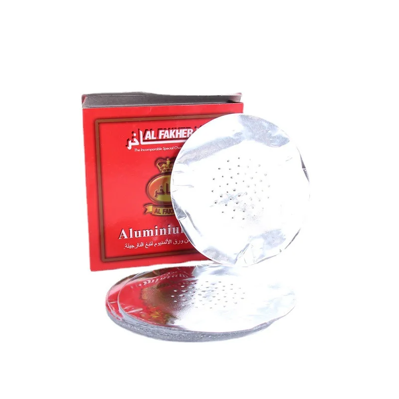 Arabic Shisha Tinfoil Red Box Blue Box Tinfoil Punched Aluminum Foil Hookah Special Accessories Tinfoil