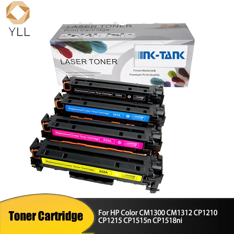 

With Chip 125A Compatible for HP For Color CM1300 CM1312 CP1210 CP1215 CP1515n CP1518ni Wholesale Color