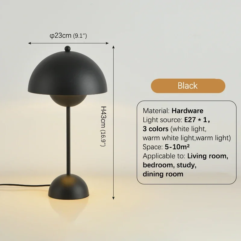FAIRY  Nordic Table Lamp Modern minimalism Living Room Bedroom Study LED Originality Bedside Desk Light image 5