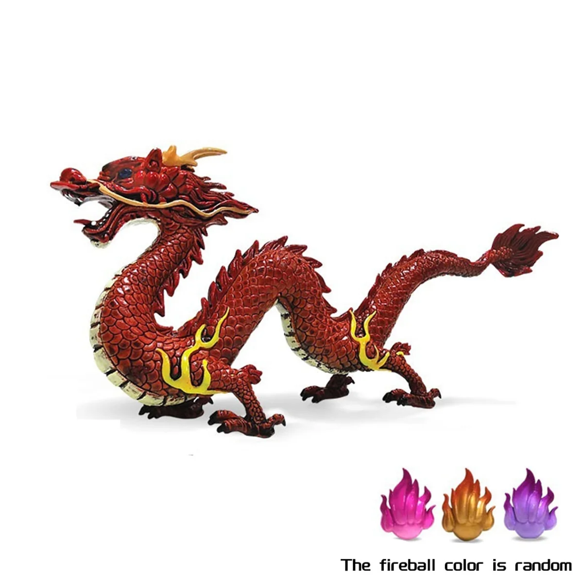 Dragon Statue Chinese Dragon Statue 2024 New Year of the Dragon Gift Animals Figure Chinese Lucky Zodiac Sculpture,D