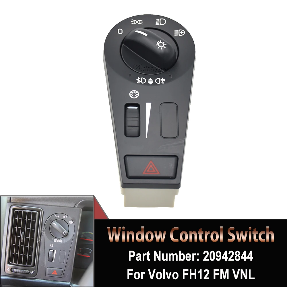 20466306 20942844 50-104-003 20953569 For Volvo Truck FH12 FM VNL Car Accessories New Headlight Lamp Power Switch Button