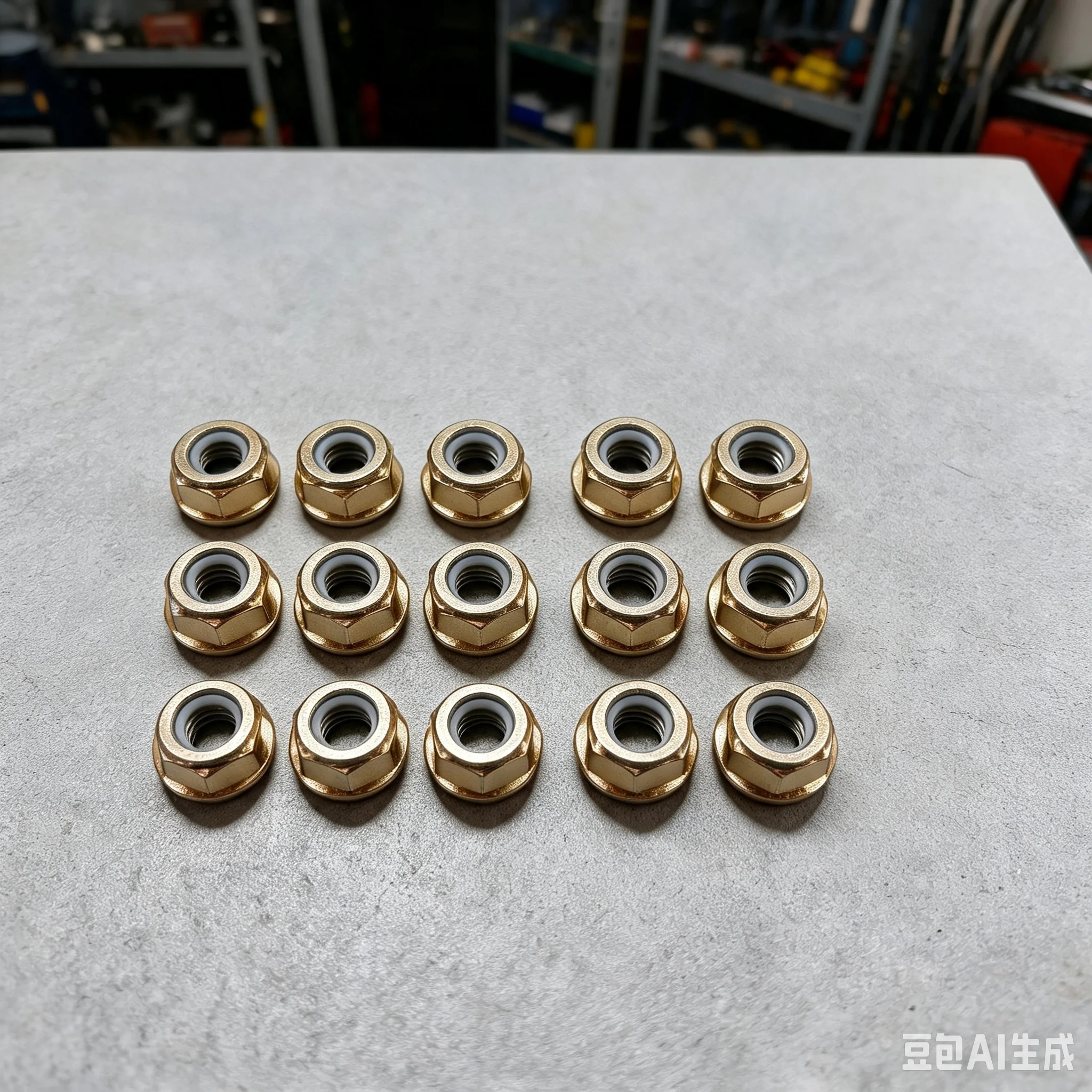 40 Pcs Brass Left Hand Thread Nut-M10 X 1.25 Reverse Replacement For String Trimmer Working Head Lawn-Mower Accessories Parts