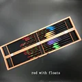 red with floats