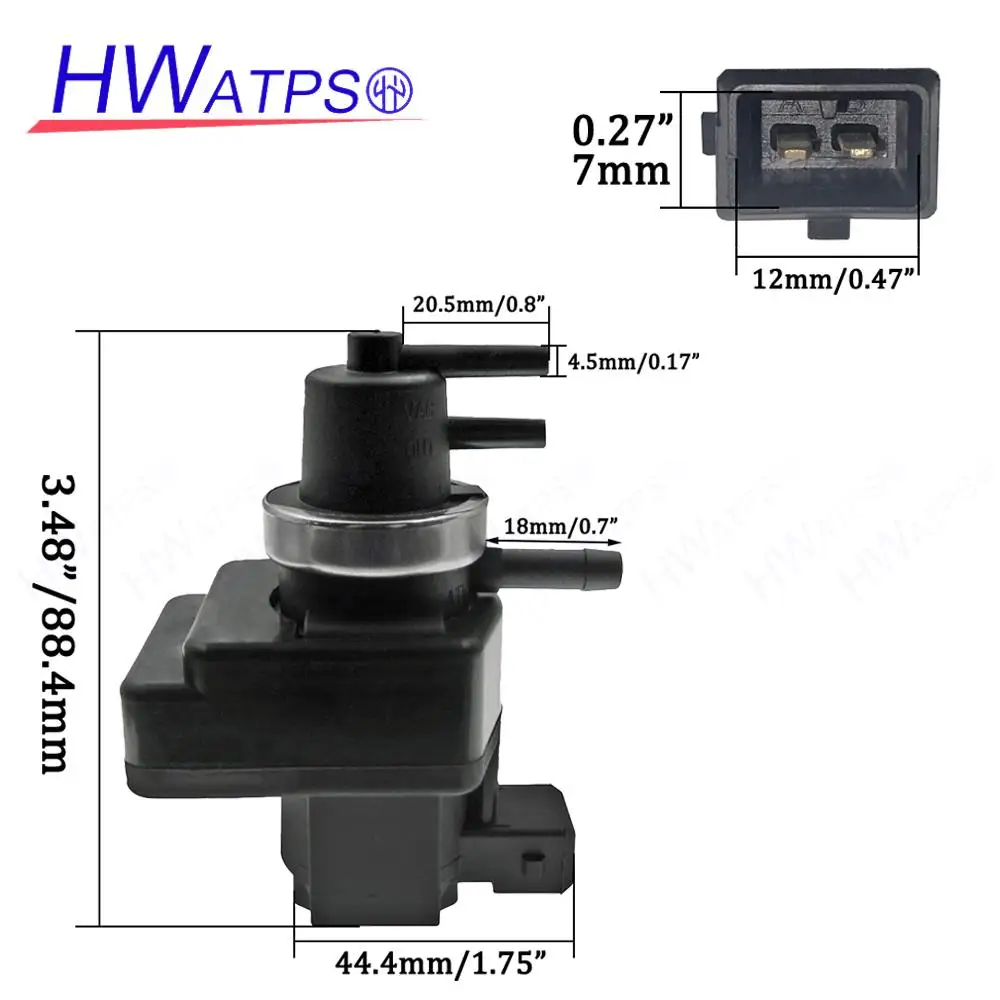Do Nissan NP300 Navara Pathfinder 2.5 D40 Turbocharge Boost Pressure Converter Solenoid Valve 14956-EB300 700866000 700866010 — zdjęcie 3