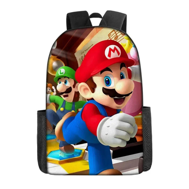 Mario Schoolbag Cartoon Anime Backpack Mario Backpack Super Mario Schoolbag Mochila Backpacks for Children's Bags for Girls