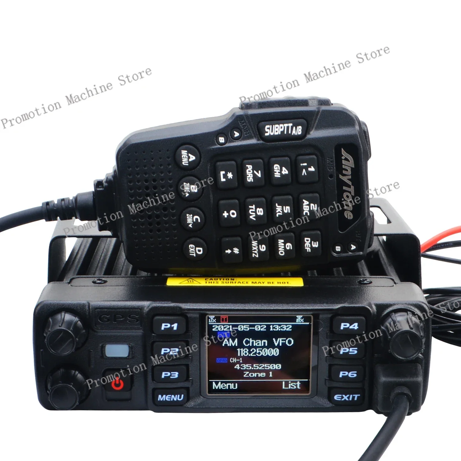 

Anytone AT-D578UV Plus VHF UHF Air Band Прием GPS APRS Bluetooth PTT DMR Функция цифрового повторителя FM Мобильное радио AES256