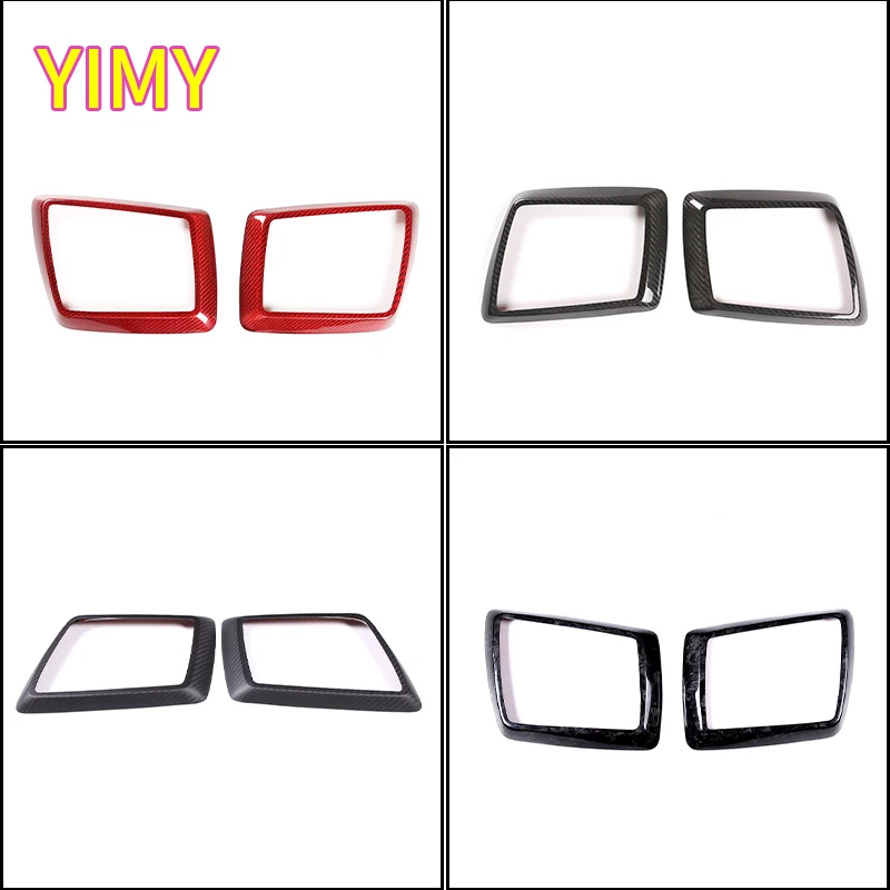 2x Real Carbon Fiber Car Cover Turn Signal Decorative Frame Cover Suitable for Mercedes-Benz G-Class W463 W464 W465 2019 +