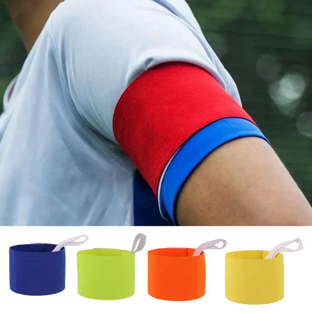 Brazalete de fútbol ajustable antideslizante para adultos, equipo de entrenamiento de fútbol, brazalete deportivo de alta elasticidad