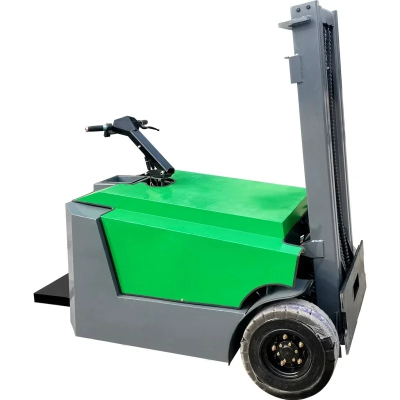 Small legless standing electric forklift