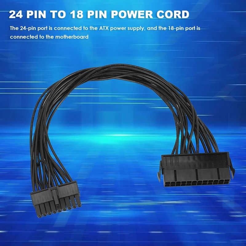 Motherboard Power Conversion Cable 24Pin To 18Pin, 8Pin To 12Pin, Support ATX Power Supply, Suitable For HP Z440 Z640