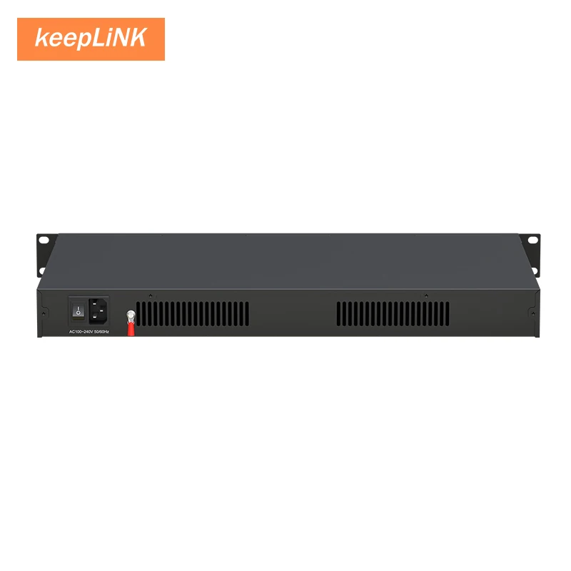 KeepLiNK 26-Port Gigabit Switch with 24-PoE Ports and 2 SFP Uplink