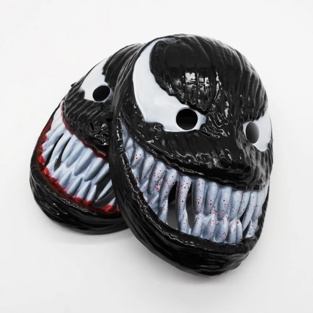 Venom-mascarilla de plástico para adultos y niños, máscara de película Unisex, Cosplay, mascarada, Carnaval, Festival, Fiesta, accesorios de terror, regalos