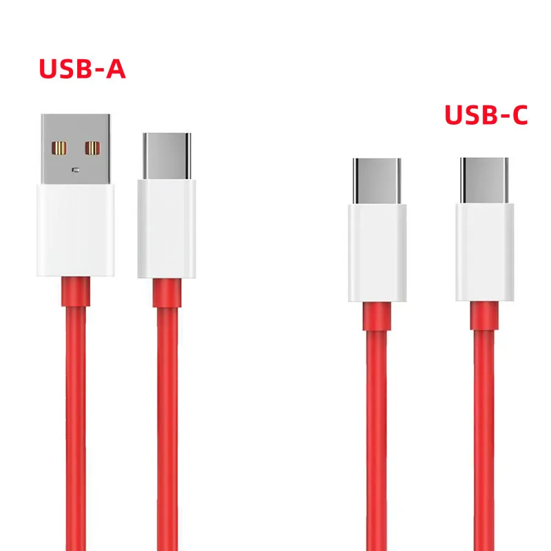 65W 80W SuperVOOC Fast Charge Cable For OnePlus 10 Pro 11 12 13 Nord 2T 3 4 5 CE 2 USB To USB-C Dual Type C PD Line 1m 1.5m 2m