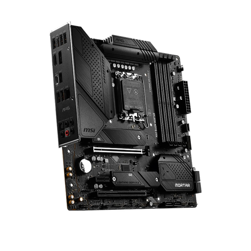 MSI MAG B660M MORTAR Motherboard Support i9-14900K i7-14700K i5-12400F i3-12300 LGA1700 DDR5 4800MHz 192GB NVME M.2 PCle 4.0