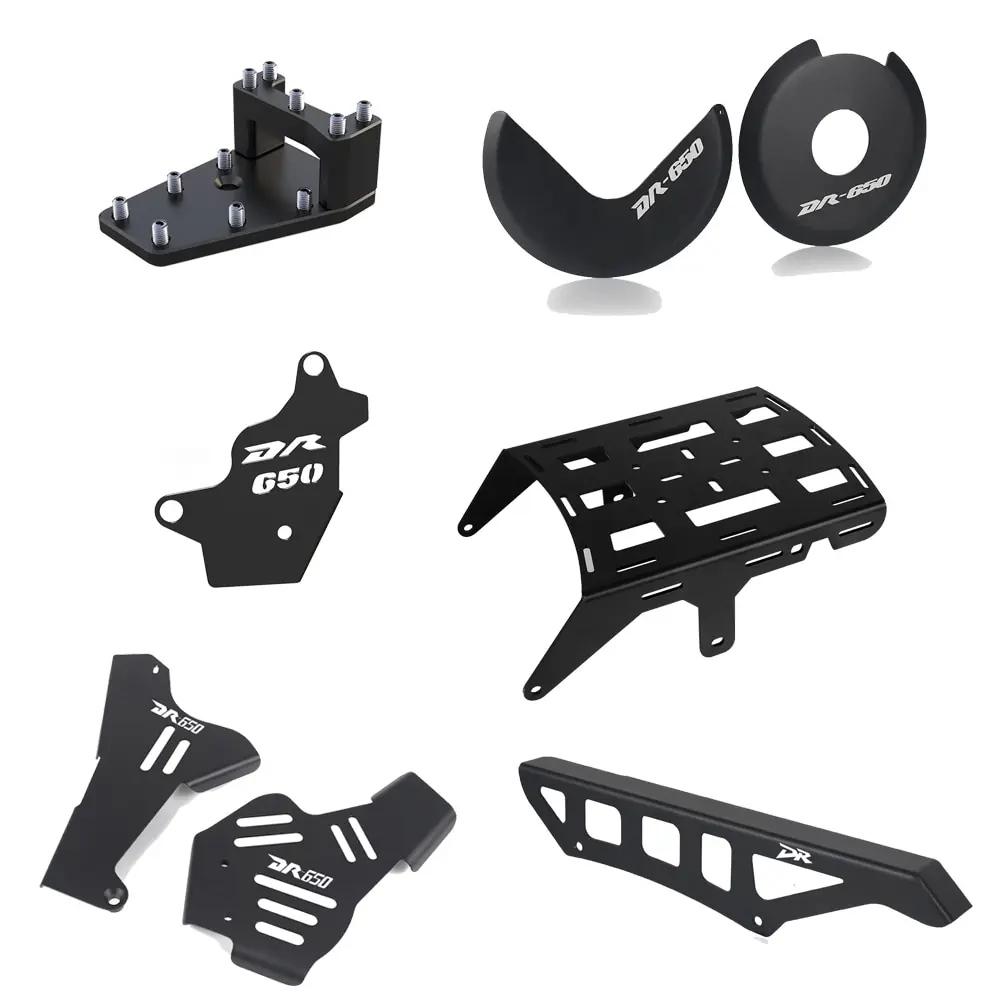 Motorcycle Front Brake Fluid Tank Cover Rear Luggage Rack For Suzuki DR650 DR650S DR650SE DR 650 S SE 1996-2020 2021 2022 2023