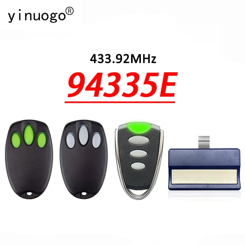 84330E 94335E 84333E 84335E ​94330E 94333E 94334E 94335E 1A5478 132B2372 D-66793 Garage Remote Control 433.92MHz Rolling Code