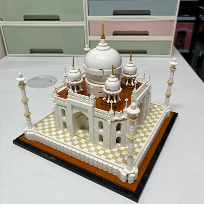 

2022PCS MOC Taj Mahal Architecture Building Blocks World Landmark Construction Model Bricks Set DIY Assembly Toy Gift for Adults