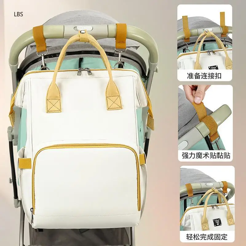 

Fashion Large Capacity Mommy Backpack Multifunctional Lightweight Durable Shoulder Bag For Outdoor Wholesale Stock