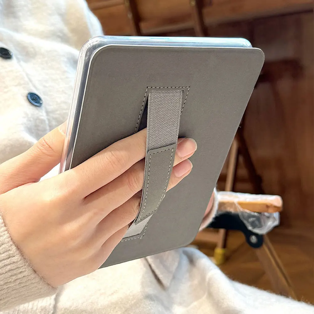 kindle case Acrylic back shell with hand strap,kindle paperwhite  basic