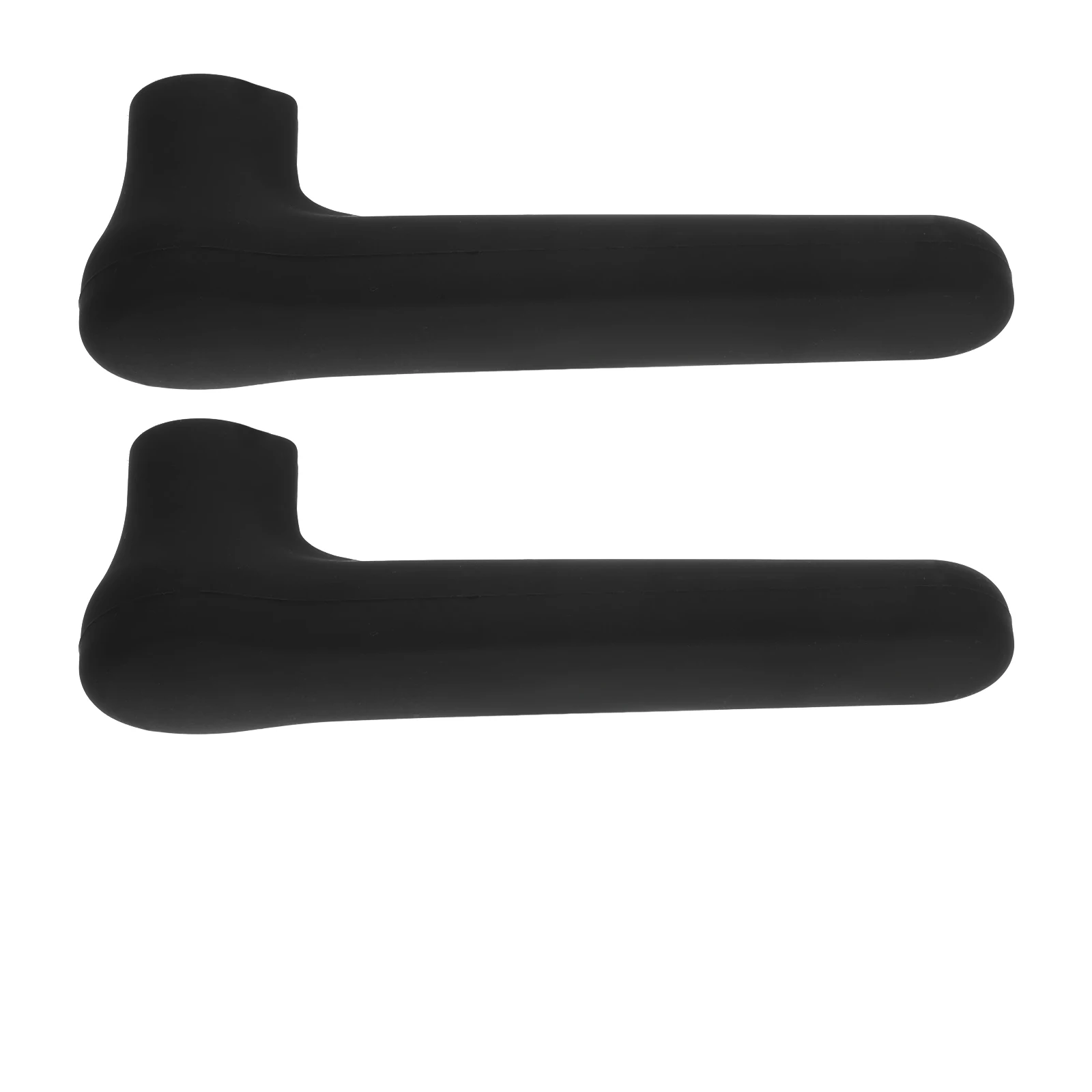 

2pcs Door Handle Covers Covers Silicone Door Knob Cover Silicone Child Lock Cabinet Protector Knob Wrap Hardware Black