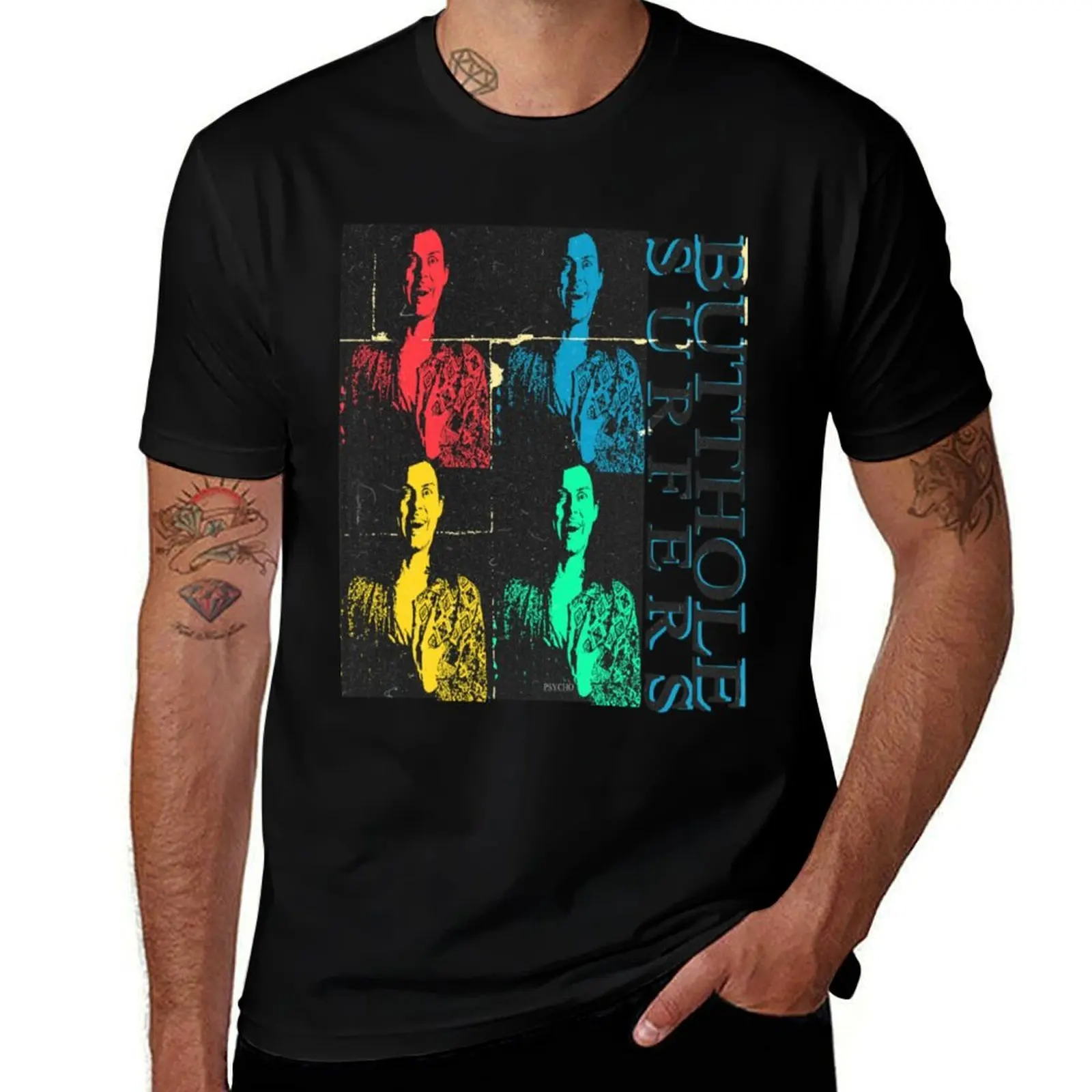Butthole Surfers T-Shirt Fashion Pattern Printed Tee Shirt