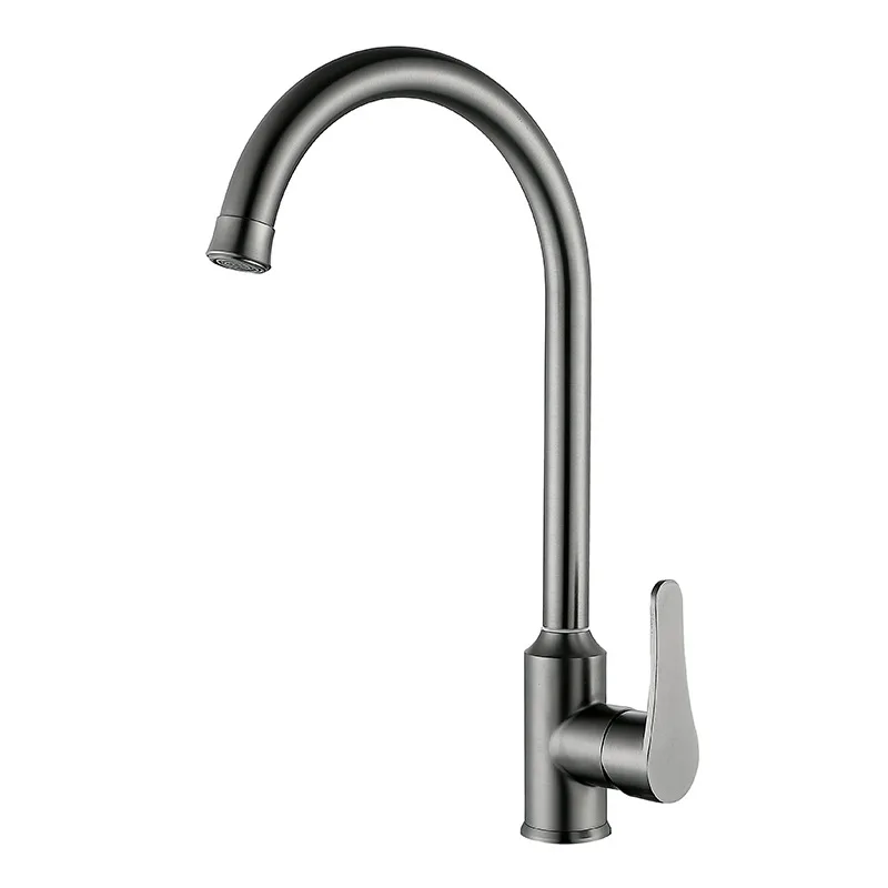 

Bathroom Accessories Gun Gray Stainless Steel Kitchen Sink Hot and Cold Faucet